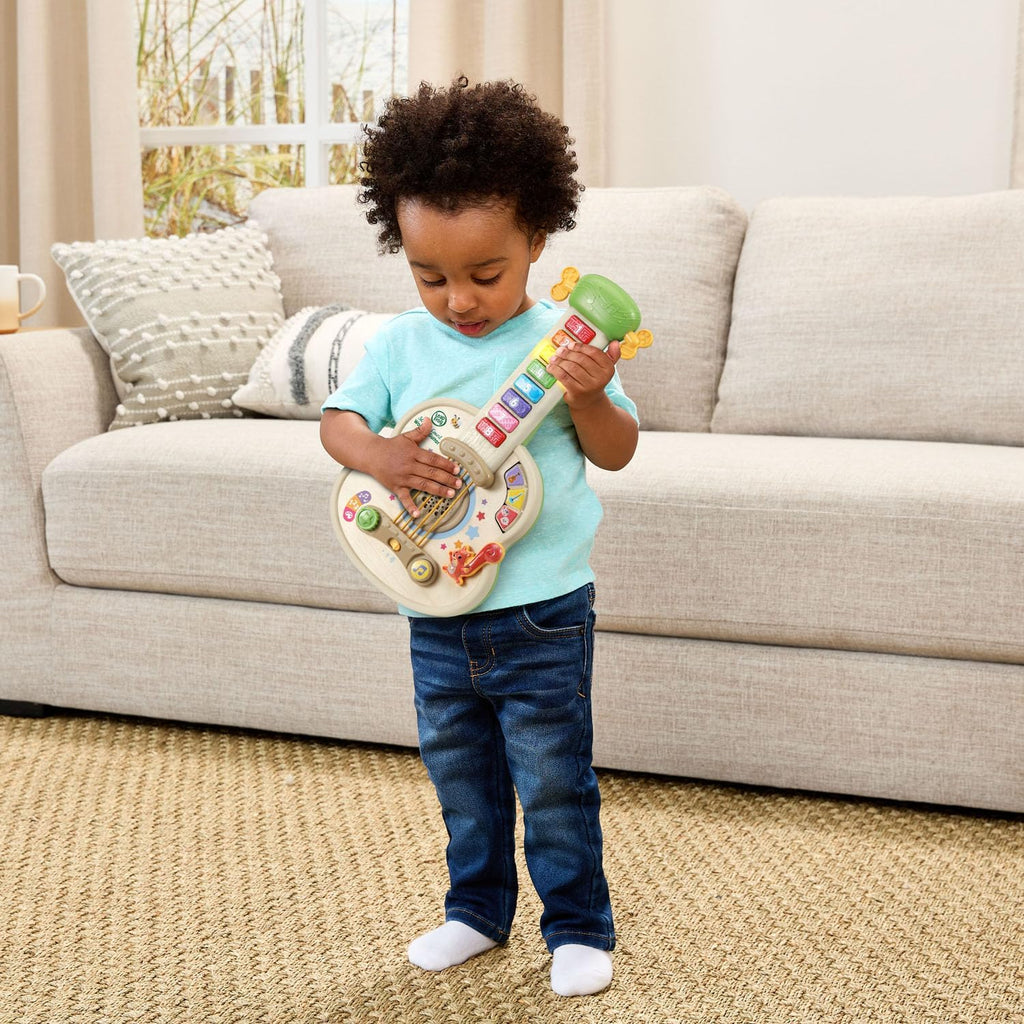 LeapFrog Strum and Count Guitarra de Madera, Juguete Musical para Niños Pequeños