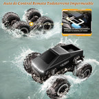Coche de control remoto Monster Truck de juguete todoterreno – 4WD impermeable RC para todo terreno, escala 1:16, juguetes de camión monstruo de 2.4GHz, vehículos pick-up de 2.4GHz, regalos para niños