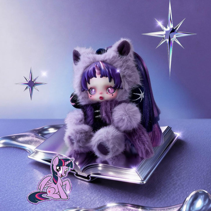 POP MART SKULLPANDA × My Little Pony Series - Lindo llavero de la s...