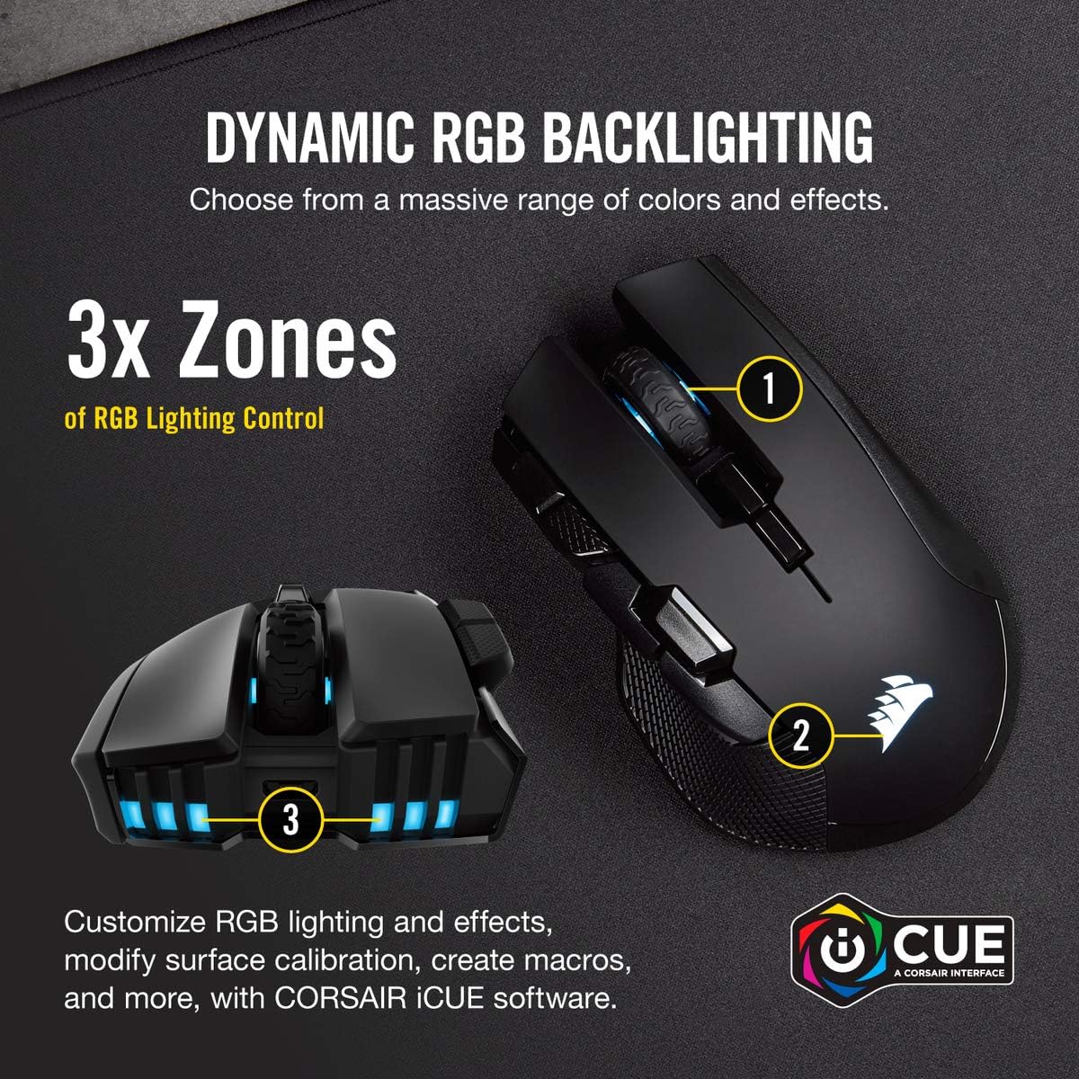Corsair IRONCLAW RGB mouse inalámbrico FPS\/MOBA para juegos \u2013...