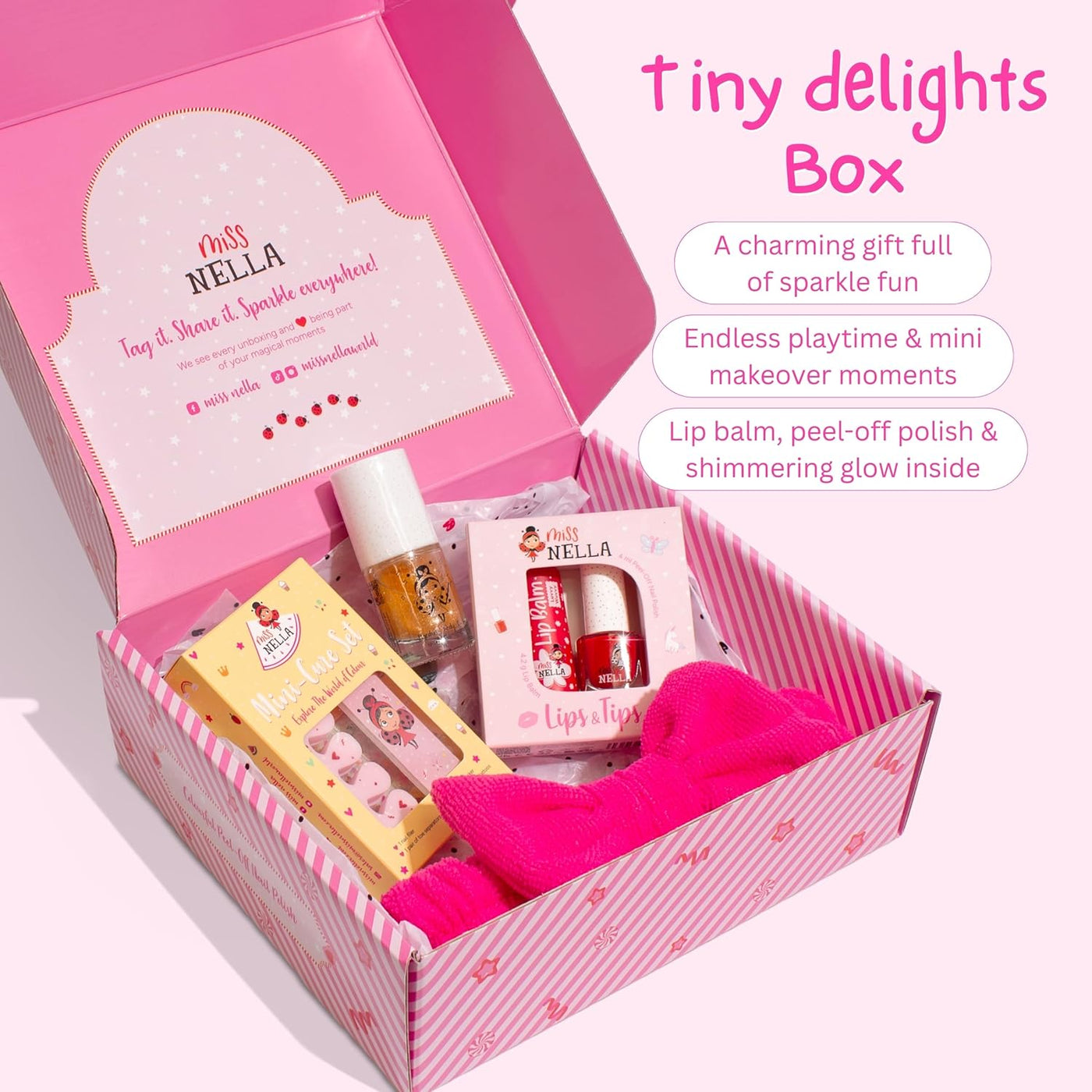 Miss Nella Pure Joy - Caja de regalo de Navidad, juego de maquillaj...