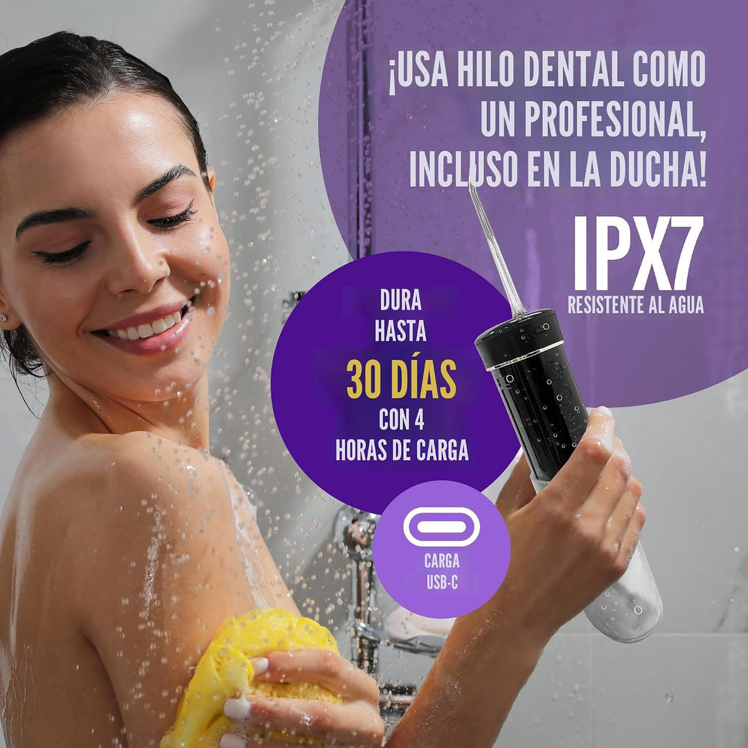 GuruNanda Mini irrigador de agua de viaje \u2013 Irrigador oral ina...