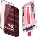 UARMOR - Protector de pantalla de cristal rojo para iPhone 18 Pro Max, 2