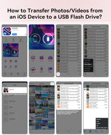 Unidad flash con certificación MFi de 512 GB para iPhone Photo Stic...