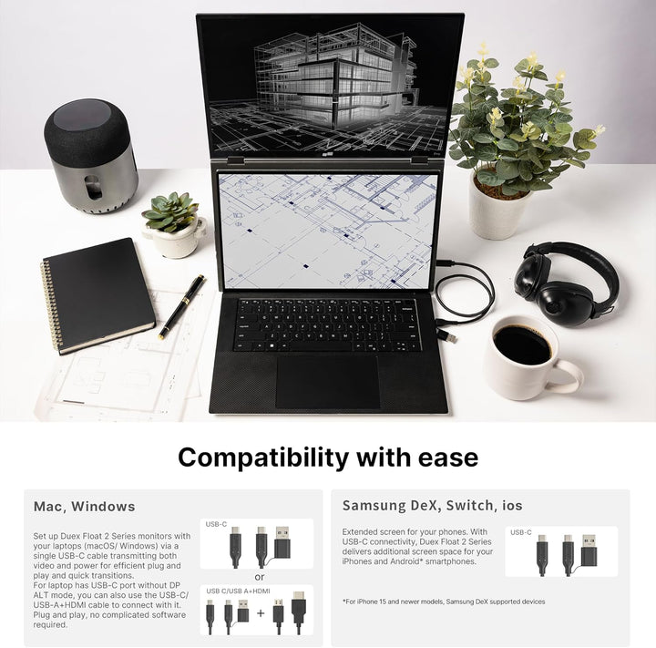 Nuevo Monitor Portátil Mobile Pixels Duex Float 2.0 Pro 2.5K, Exten...