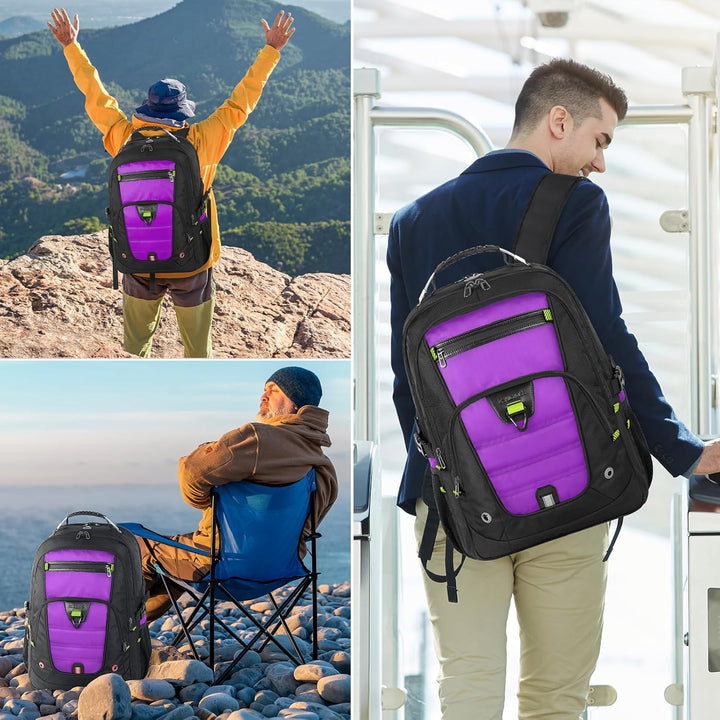 Z-MGKISS Mochila de Viaje de 52L para Mujeres, Mochila Antirrobo Gr...