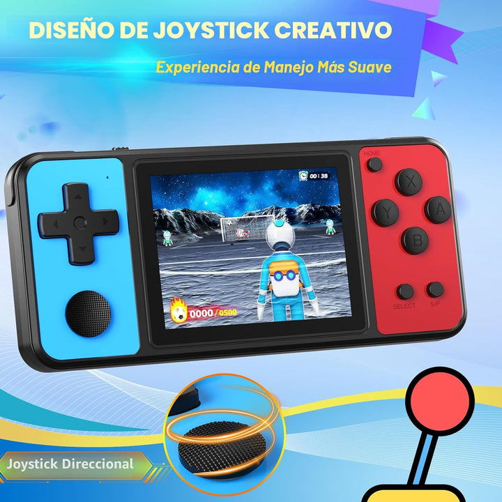 KAVOYI Juegos de mano de 32 bits para niños, 139 videojuegos integr...