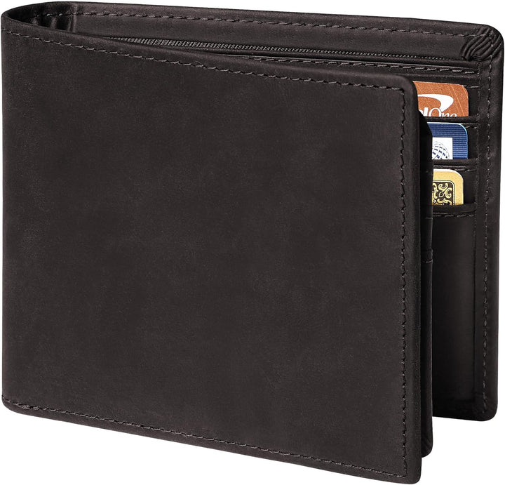 BISONDALE Billetera personalizada para hombre \u2013 Billetera pleg...