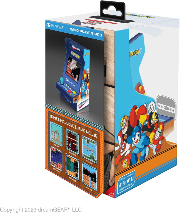 My Arcade Mega Man Nano Player Pro: 4.8" Portable Mini Arcade w...