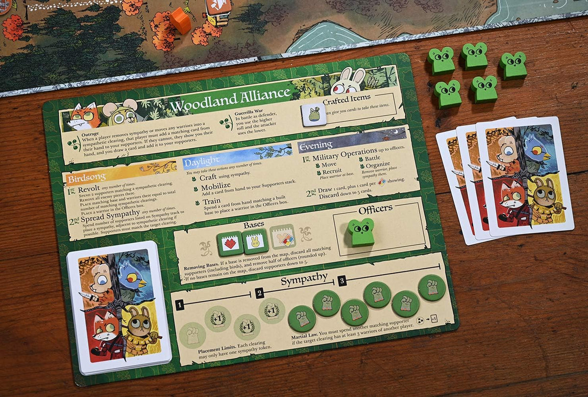 Root: Un juego de mesa de Woodland Might and Right | Juego de mesa de estrategia asimétrica de Leder Games | 2 a 4 jugadores | A partir de 14 años | Aventura, conflictos y control de área