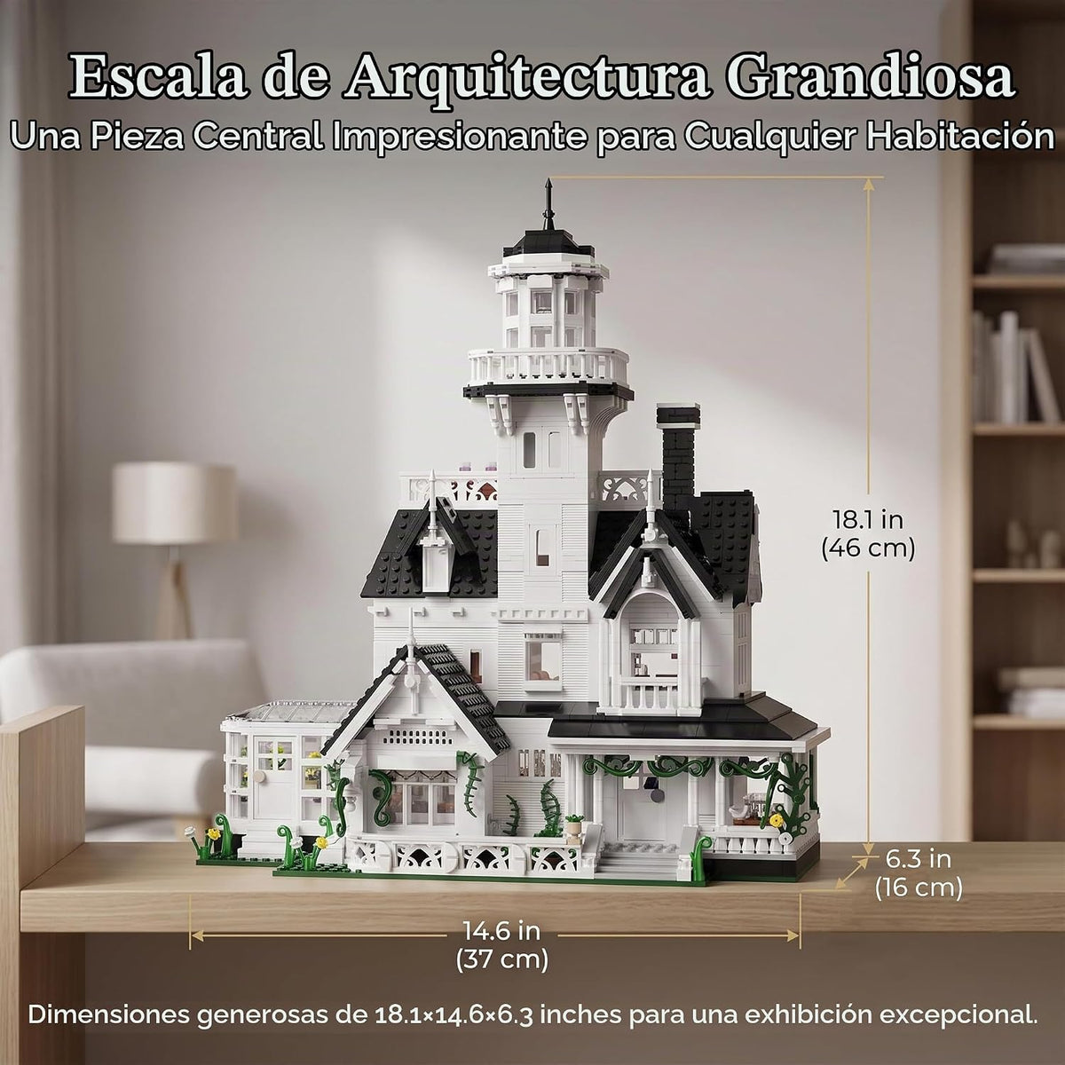 Magic Owens House Building Set para Adults con LED Lights