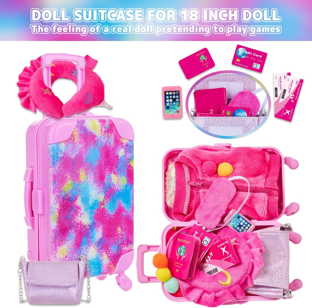 K.T. Fancy Ropa y accesorios de muñeca americana de 18 pulgadas, ju...