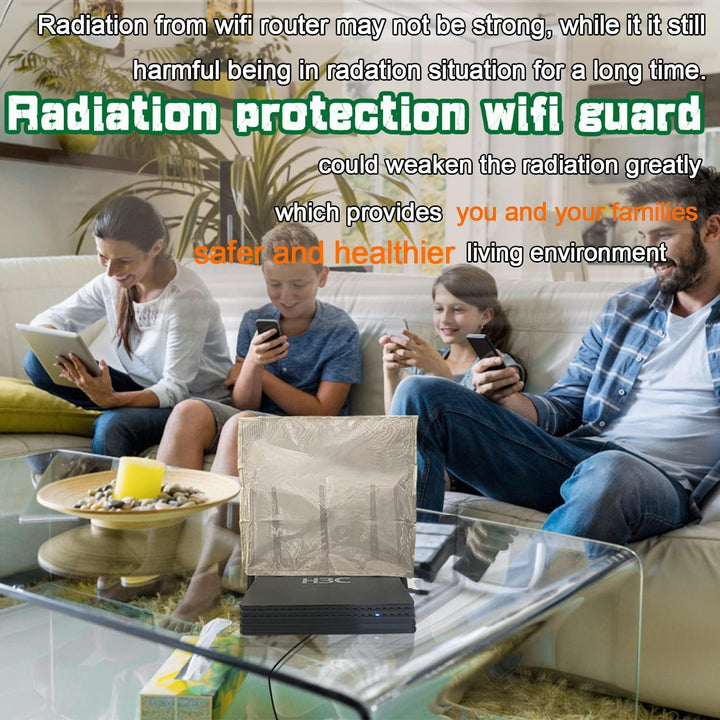 Cubierta de protección EMF para enrutador WiFi, jaula Faraday con p...