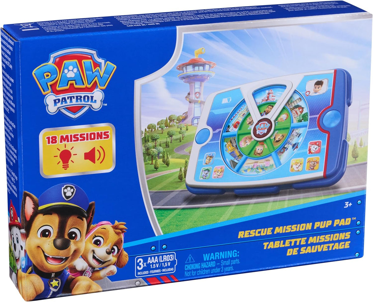 Paw Patrol Academy Rescue Mission Pup Pad, juguete interactivo