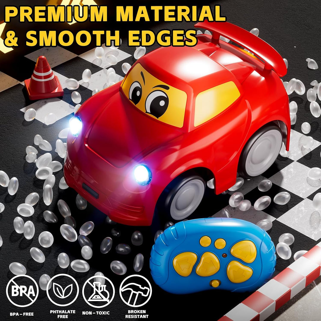 Coche de control remoto para niños pequeños de 1-3 2-4 3-5