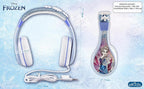 Frozen 2 - Auriculares para niños, diadema ajustable, sonido estéreo, conector de 0.138 in, auriculares con cable para niños, sin enredos, control de volumen, plegables, auriculares para niños sobre