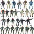 Tuanse - 26 figuras de acción de hombres del ejército, juego militar