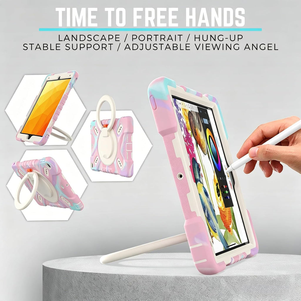 Pepkoo Funda para iPad de 10,2 pulgadas 9ª/8ª/7ª generación y Air 3 10,5 a