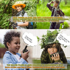 Aikmi Walkie Talkies para niños con guantes de ciclismo, juguete de regalo