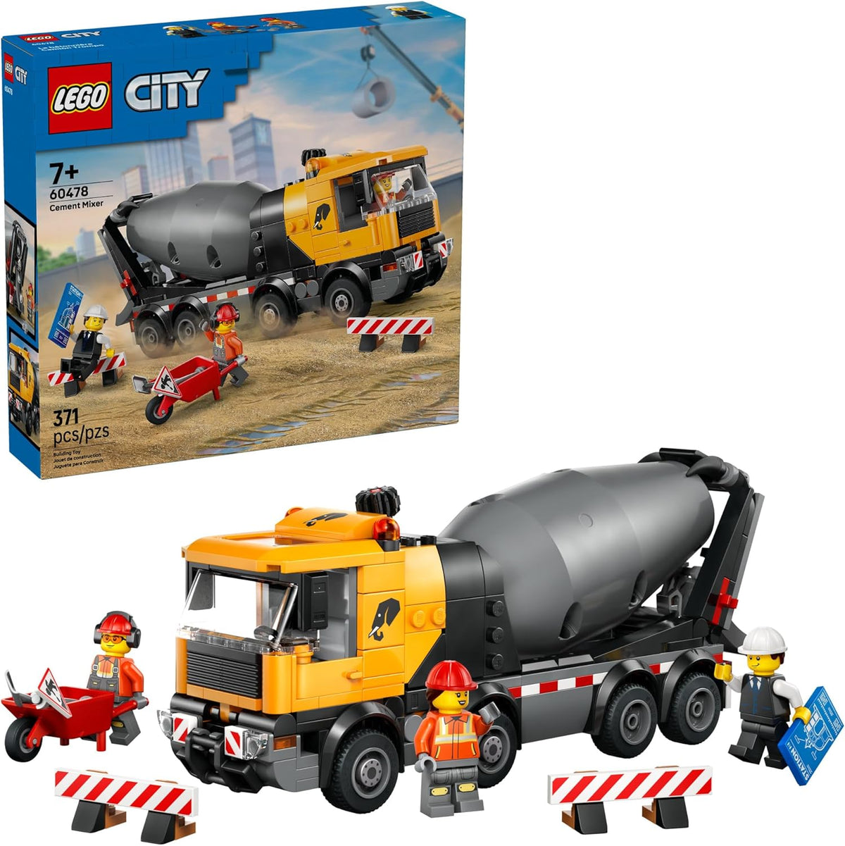 LEGO Juguete de construcción de camión mezclador de