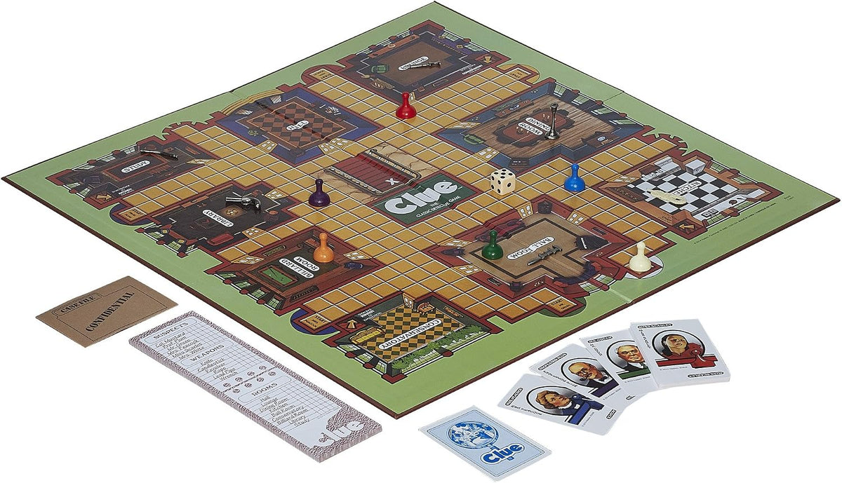 Clue 1986 Juego de mesa edición clásica (versión en inglés)