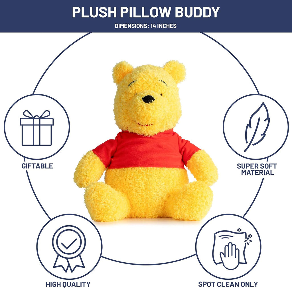 Disney Winnie The Pooh - Almohada de felpa para niños, diseño de dibujos