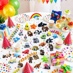 Juego de 50 mini figuras de animales impresos en 3D, juguetes para ansiedad