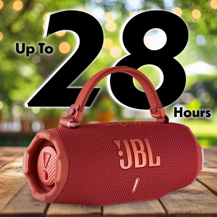 JBL Charge 6 Altavoz Bluetooth Portátil (Rojo) | IP68 Resistente al...