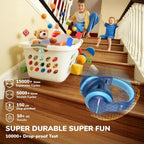 iClever BTH12 - Auriculares Bluetooth para niños, LED con luces