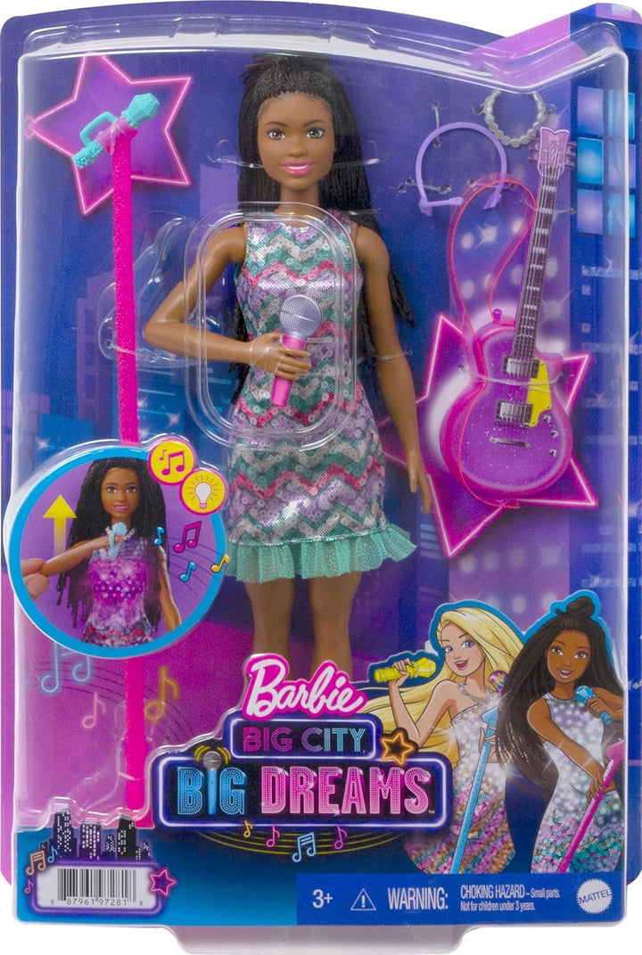 Barbie Big City, Big Dreams Singing Brooklyn Doll con música, luz,...