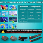 EZclicker Control Remoto para TV para Personas Mayores, Control Remoto Extra Simple con Botones Grandes (Azul)
