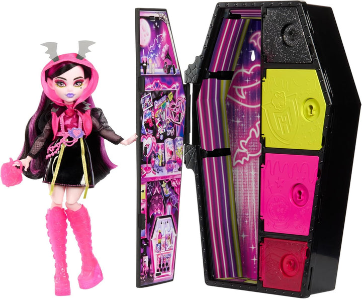 Monster High Skulltimate Secrets Neon Frights Muñeca y Accesorios,...