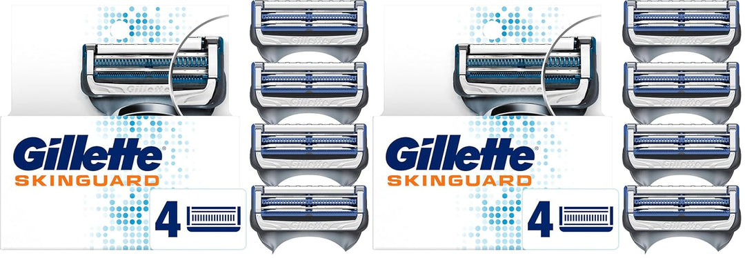 Gillette SkinGuard - Cuchillas de afeitar para hombre, 4 recambios...