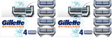 Gillette SkinGuard - Cuchillas de afeitar para hombre, 4 recambios...