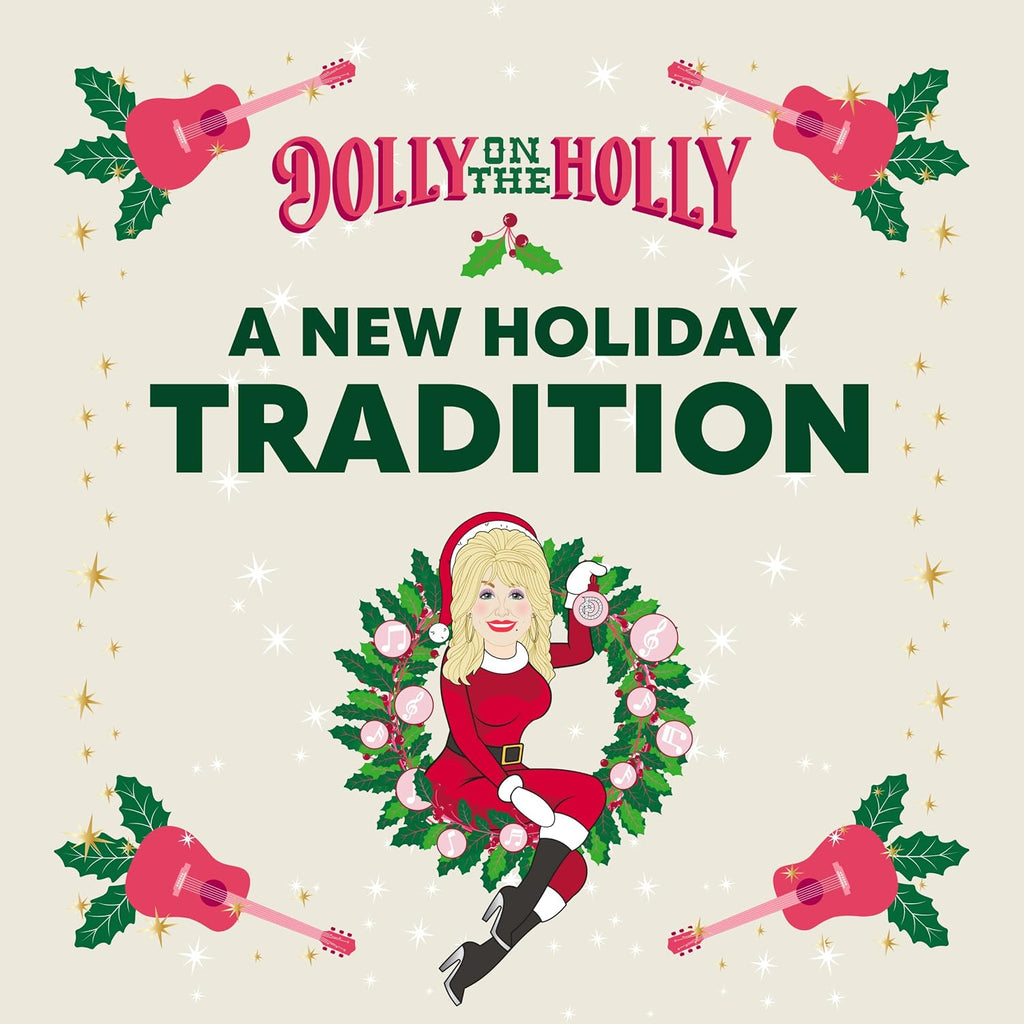 Muñeca de peluche Dolly on the Holly - Muñeca de mantel de Parton de