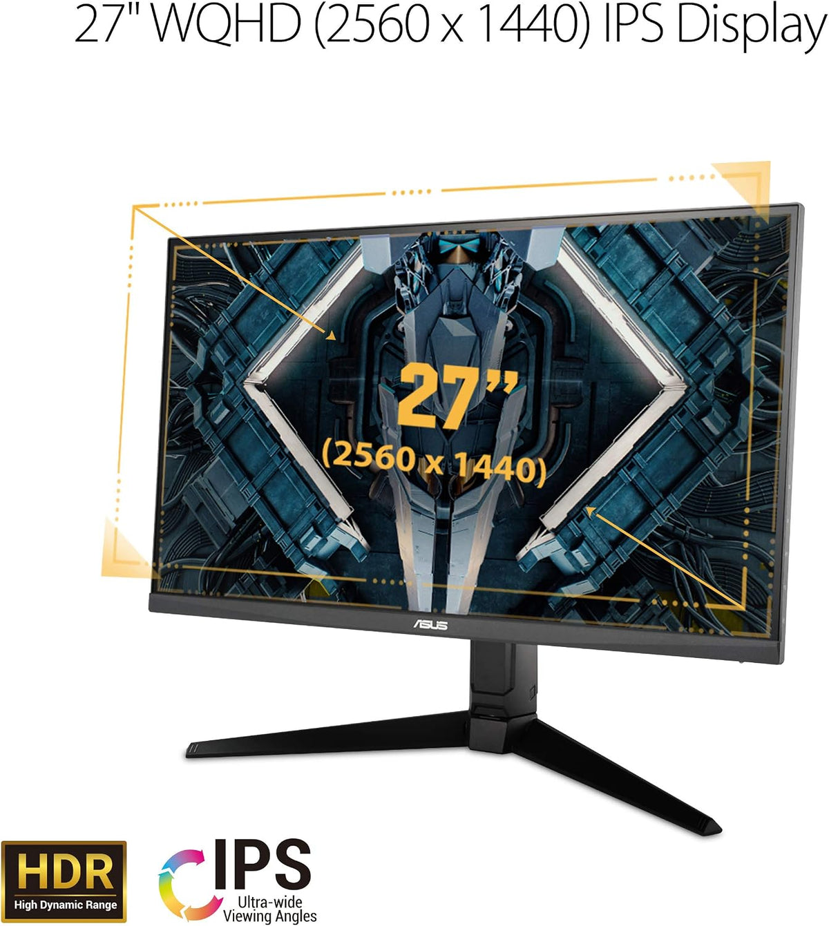 ASUS TUF Gaming VG27AQL1A - Monitor HDR de 27 pulgadas, 1440P WQHD...