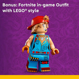 LEGO Fortnite Campamento de Peely y Sparkplug para niños -