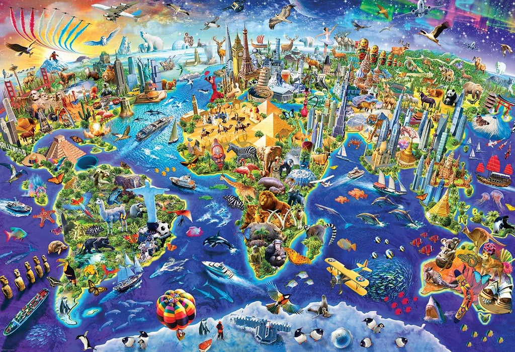 EuroGraphics (EURHR Crazy World - Rompecabezas de 2000 piezas de 2000 piezas (8220-5343))