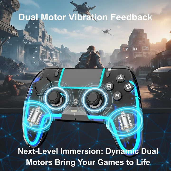 VioraTech Wireless Controller for PS5 with Hall Effect Joysticks, R...