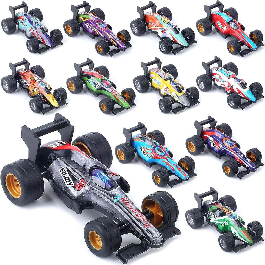 Juego de 12 modelos de autos de juguete de tracción 143