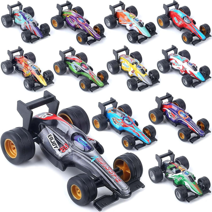 Juego de 12 modelos de autos de juguete de tracción 143