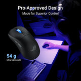 ASUS Ratón inalámbrico ROG Keris II Ace para juegos, ergonómico par...