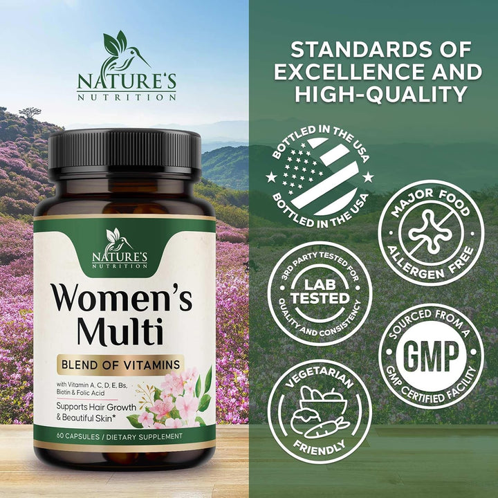 Multivitamínico para mujeres \u2013 Completo multivitamínico con vi...