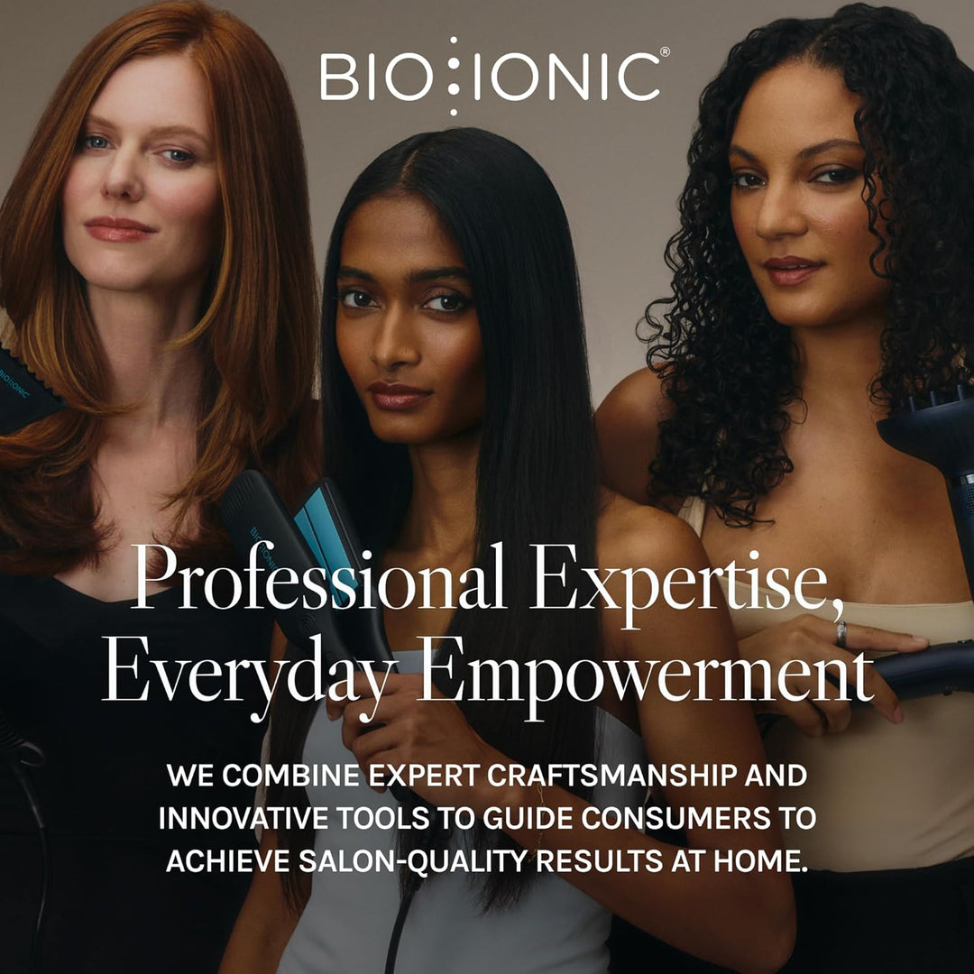 Bio Ionic 10X Plancha Alisadora, Plancha para el Cabello con Placas...