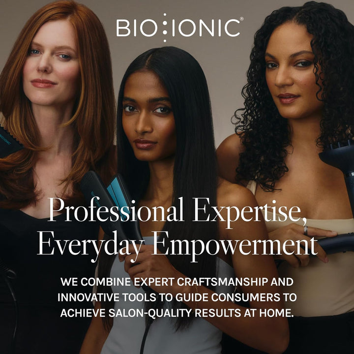 Bio Ionic 10X Plancha Alisadora, Plancha para el Cabello con Placas...
