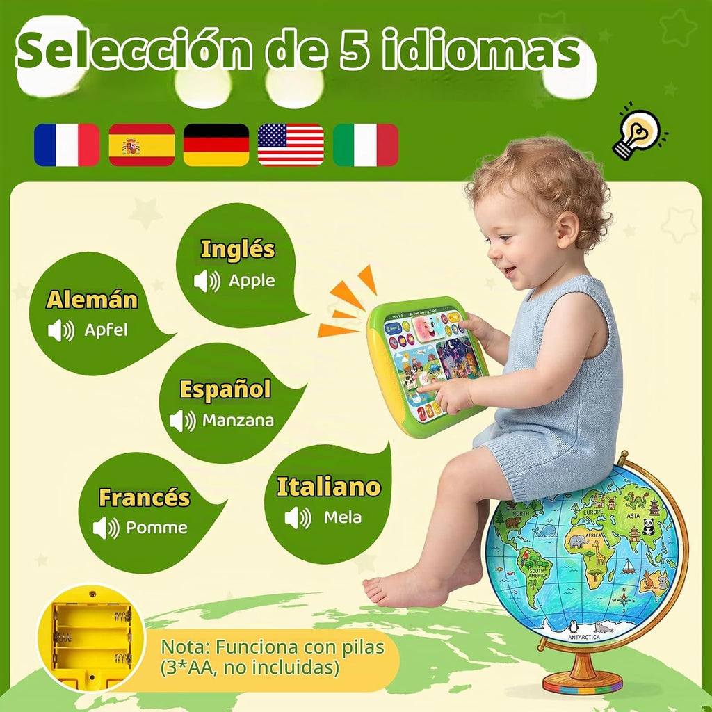 Juguete de tableta de aprendizaje para terapia del habla, juguete educativo