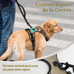 rabbitgoo Arnés para perro, sin tirones para perros grandes con 2 clips