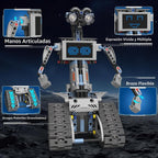 Kit de construcción de robot Johnny 5 5 en 1, juego de construcción de robot STEM con aplicación y control remoto de 2.4 GHz, juguetes tecnicos transformables de robótica RC para niños de 6 7 8 9 10 11 12 + regalos de cumpleaños