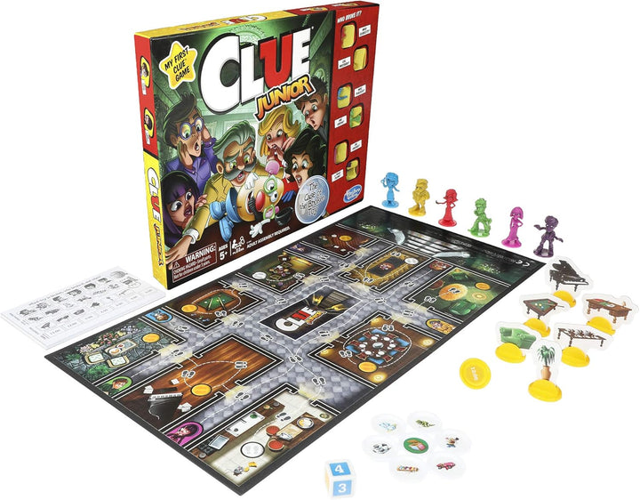 Hasbro Gaming Clue Junior Juego de mesa para niños de 5