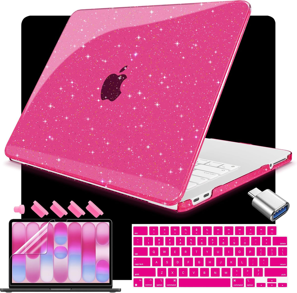 Teryeefi Funda Gltter para MacBook Neo de 13 pulgadas 2026 (A18 Pro...
